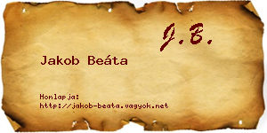 Jakob Beáta névjegykártya